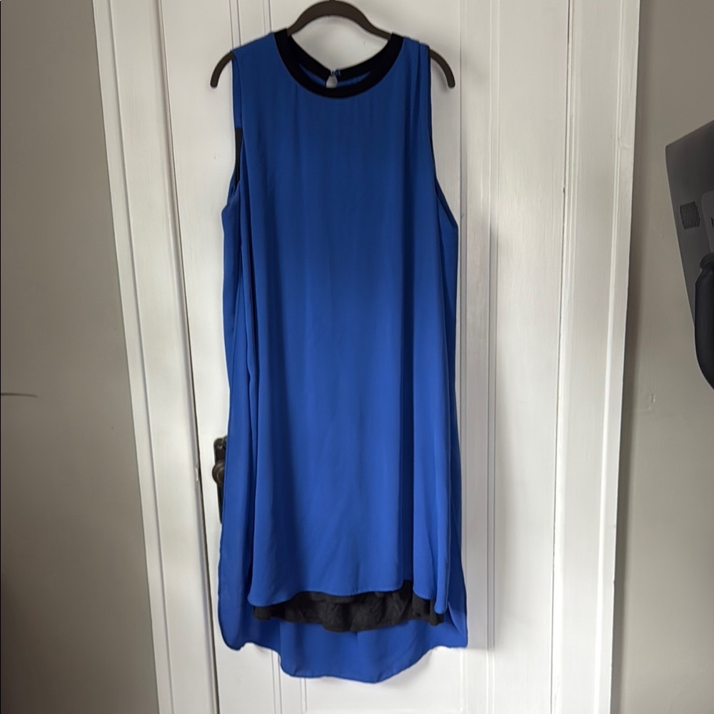 RACHEL Rachel Roy Blue High-Low Sheath Dress
